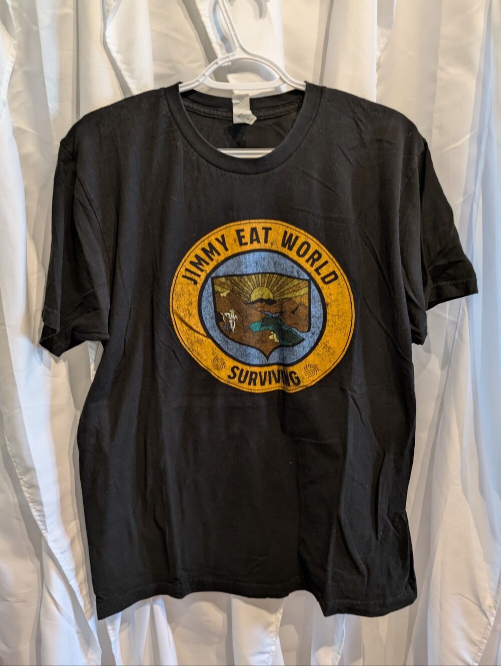3 Jimmy Eat World Surviving Album Graphic Band Tee Black L